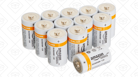 AmazonBasics D Batteries | $5 | Amazon